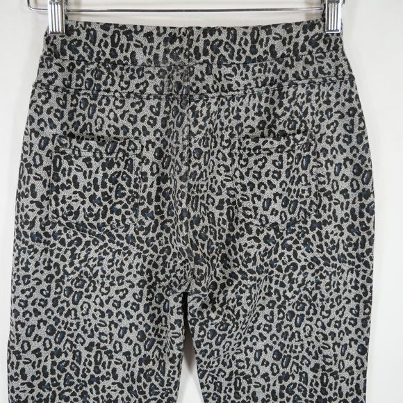 Steve Madden Women's Leopard Print Denim Animal Pattern Stretch Leggings Size M - Picture 6 of 13